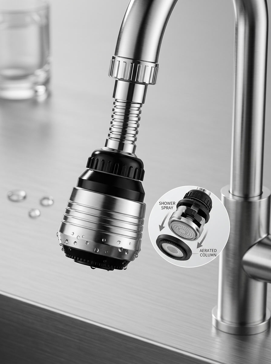 The LUX 360° Rotating  Head Sprayer
