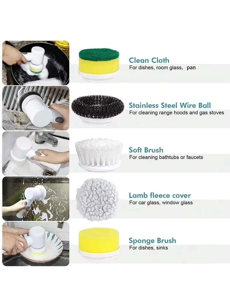 The LUX Rechargeable Electric Cleaning Brush