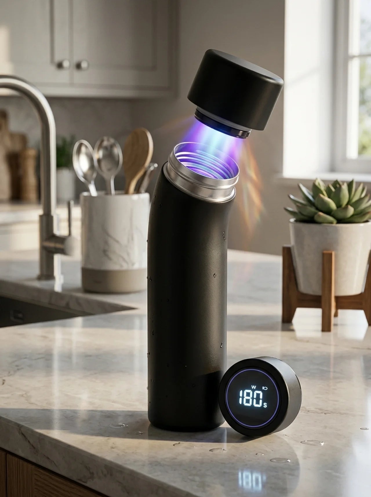The LUX Rechargeable Electric Smart Bottle