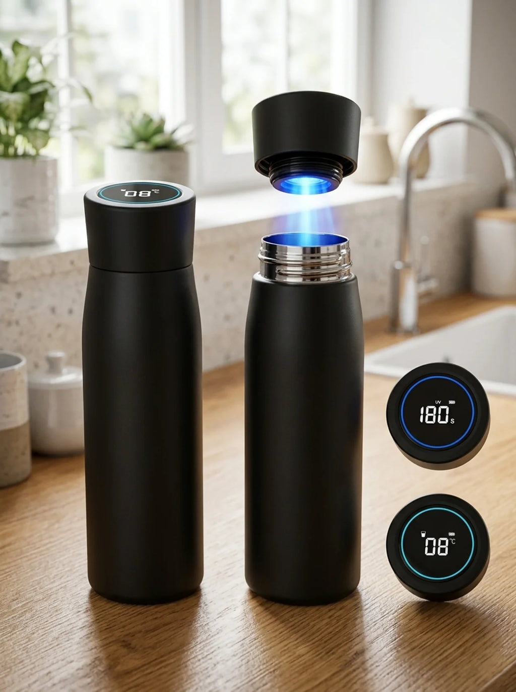 The LUX Rechargeable Electric Smart Bottle